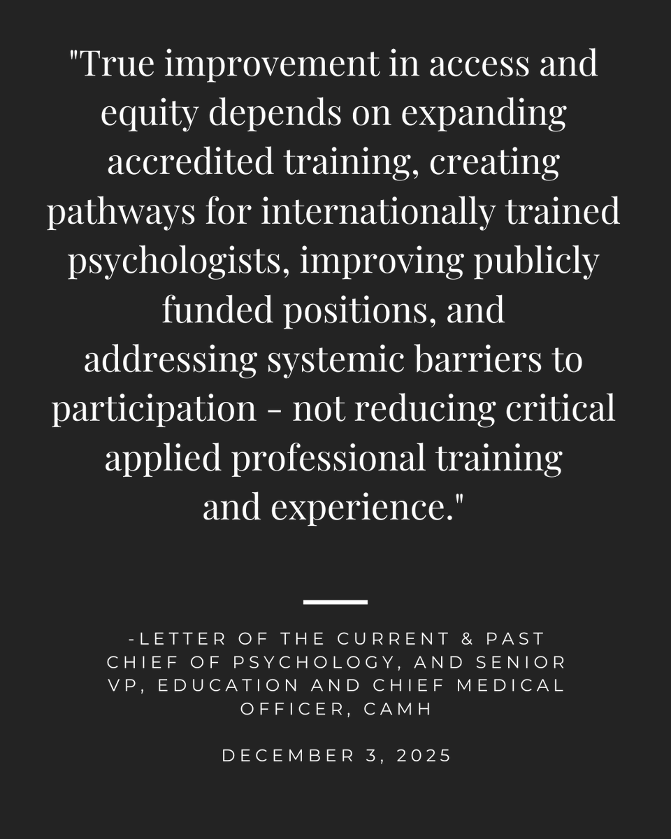 "True improvement in access and equity depends on expanding accredited training, creating
pathways for internationally trained psychologists, improving publicly funded positions, and
addressing systemic barriers to participation - not reducing critical applied professional