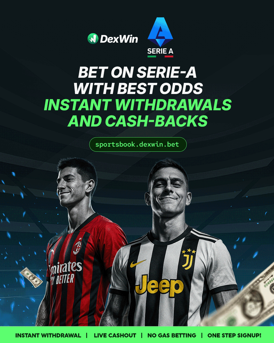 Best Football Betting Odds & Lines Daily via @DexWin_Sports. Crypto Betting  made easy, fast & secure⚽⚡ ✓ Serie A - US Lecce at 5.49 - Full Time Draw at  3.64 - AS