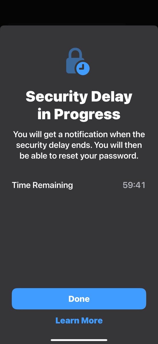 chrisfritchie's tweet photo. @Apple what a hassle when I simply want to reset my own password. https://t.co/HN0aEY745C