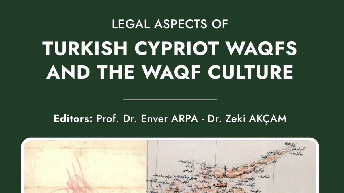 osbursali's tweet photo. Just arrived. A comprehensive edition on the law of endowments in Cyprus, including my chapter "A Common Law Island in a Civil Law Sea: Comparative Law of Endowments in Modern Cyprus." https://t.co/9DP1RoRiwc