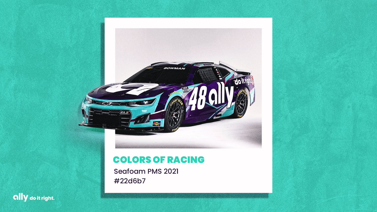 allyracing's tweet image. Say hello to the colors of Ally Racing in 2026. 🤩 #NASCAR