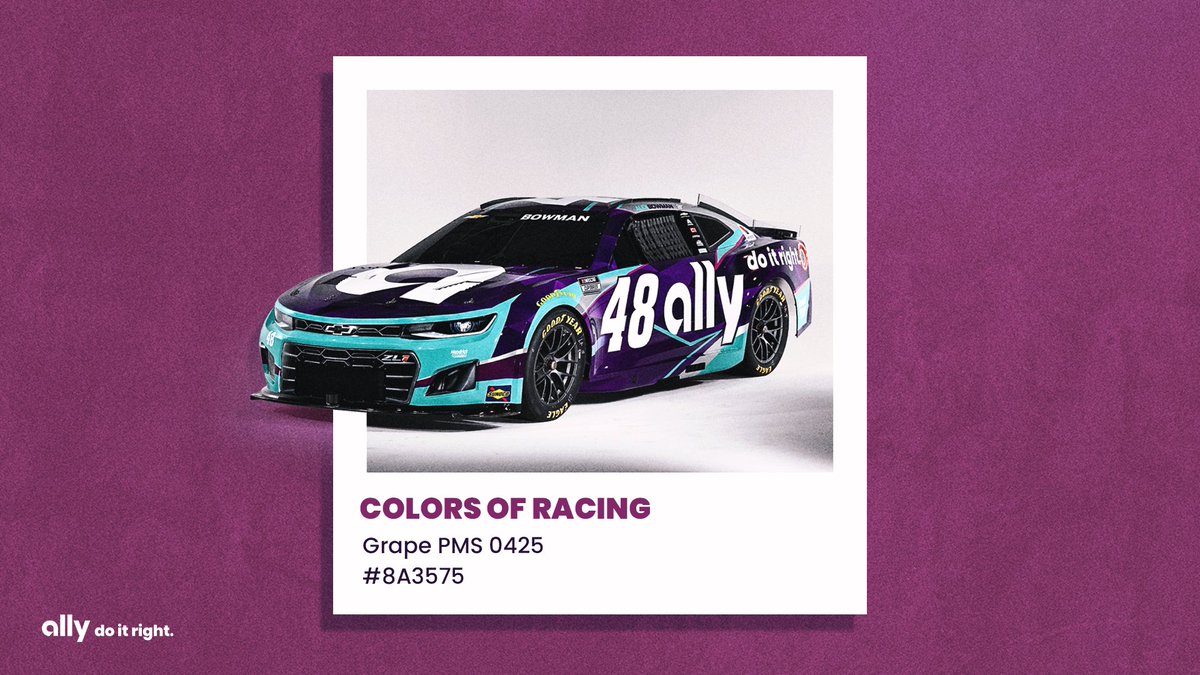 allyracing's tweet image. Say hello to the colors of Ally Racing in 2026. 🤩 #NASCAR