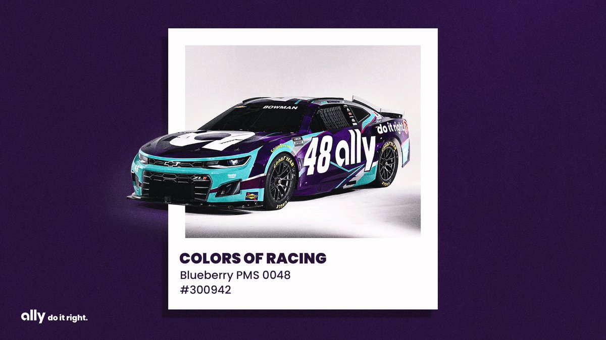 allyracing's tweet image. Say hello to the colors of Ally Racing in 2026. 🤩 #NASCAR