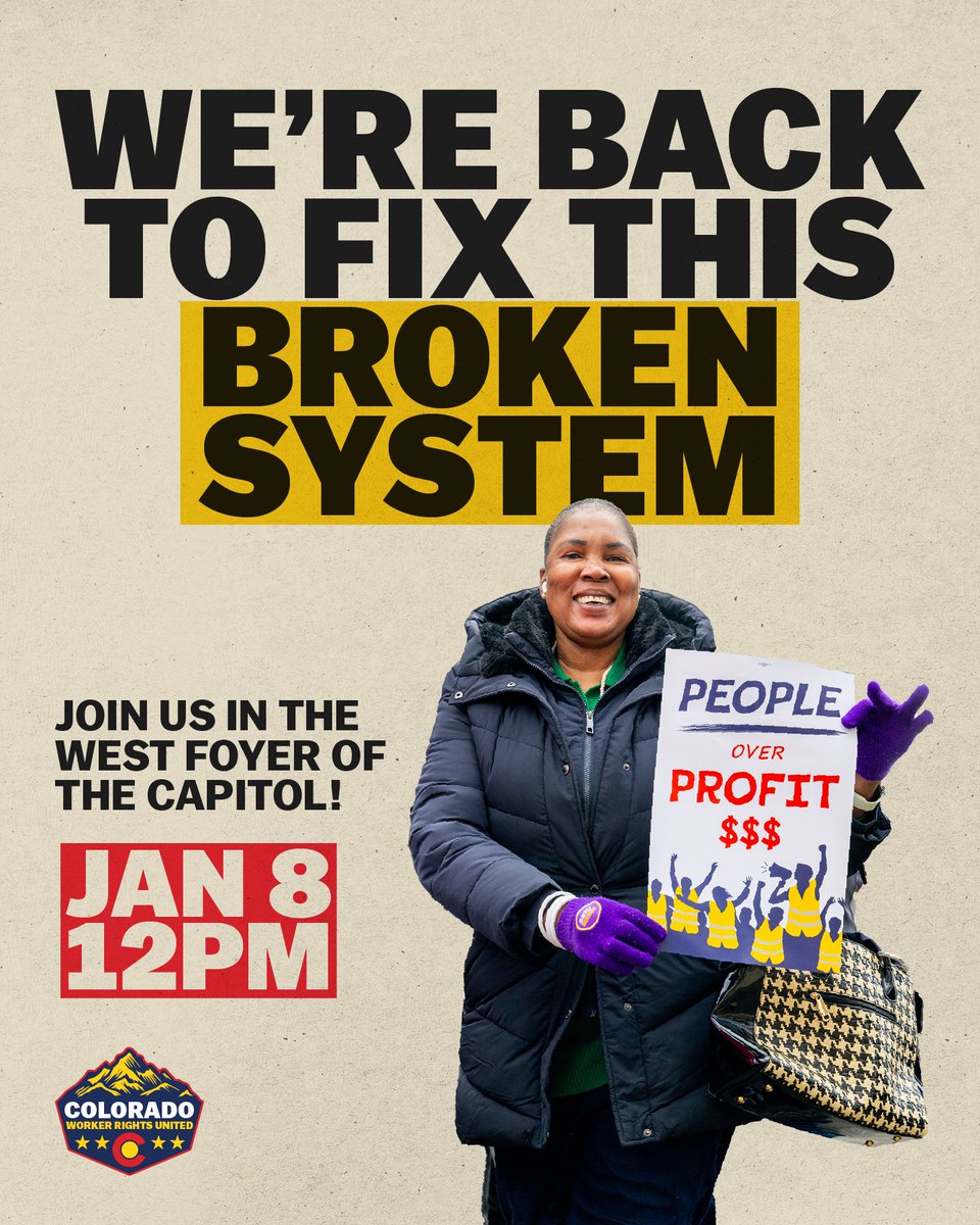 Colorado Worker Rights United tweet media