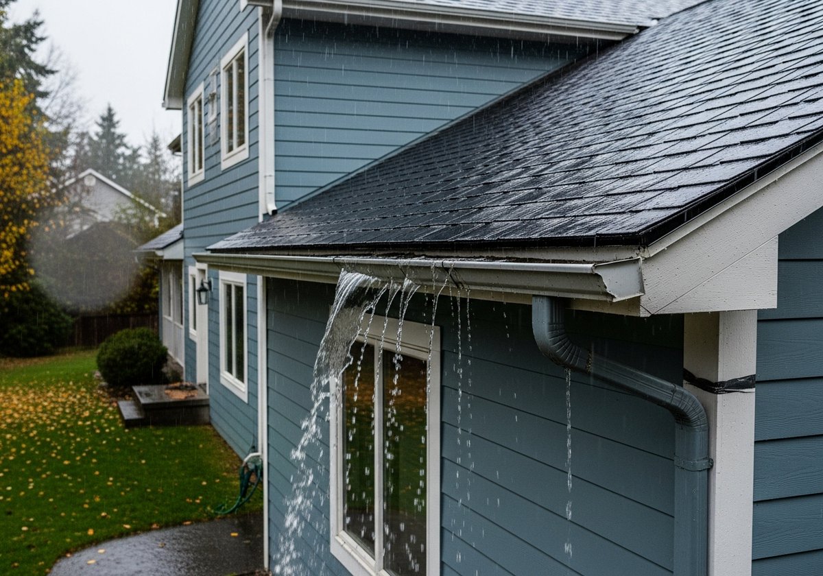 lgerlach's tweet photo. A leaking gutter doesn’t always need replacing! 🌧️🔧 Learn simple DIY fixes for drips, side runs, and puddles to extend its life.

#GutterRepair #DIYFixes #HomeMaintenance #RainGutters #HomeImprovement
 https://t.co/KahC1Lbd4K https://t.co/jpDl6e6ubh