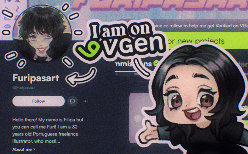 I am on VGen! If you are interested, please do commission me there too! vgen.co/Furipasart