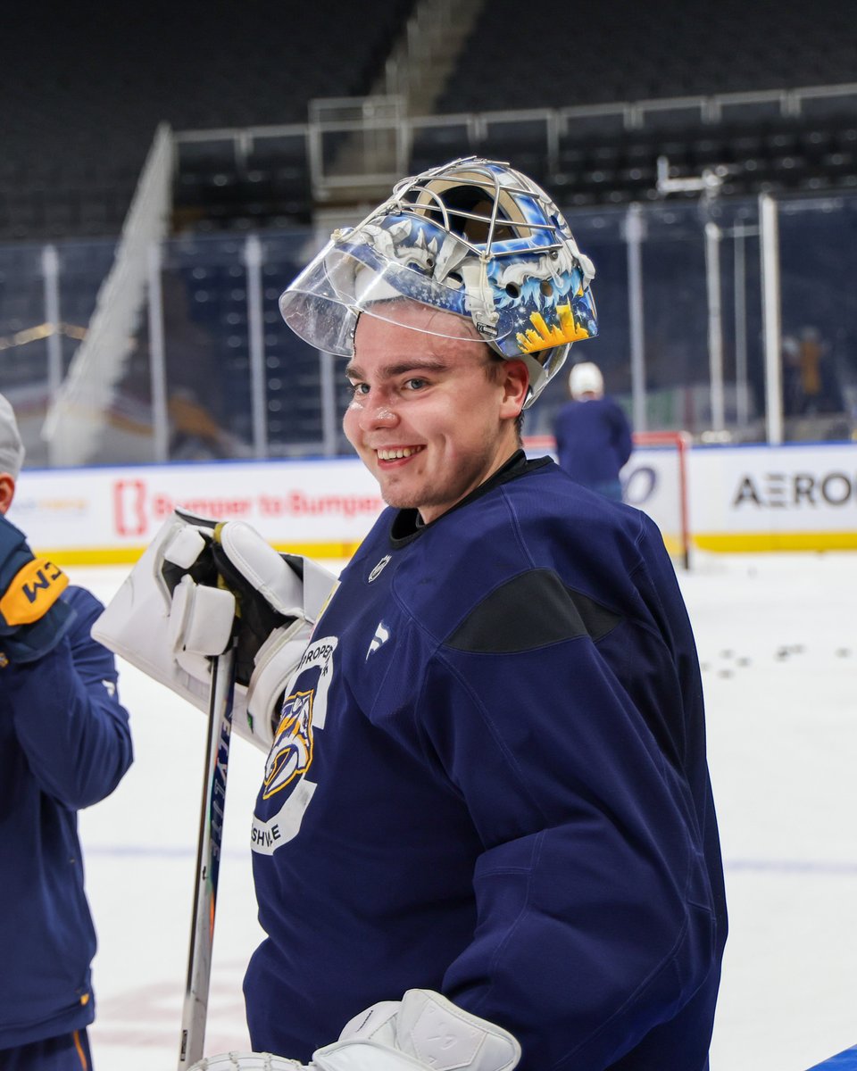PredsNHL's tweet image. The smile says it all 😊