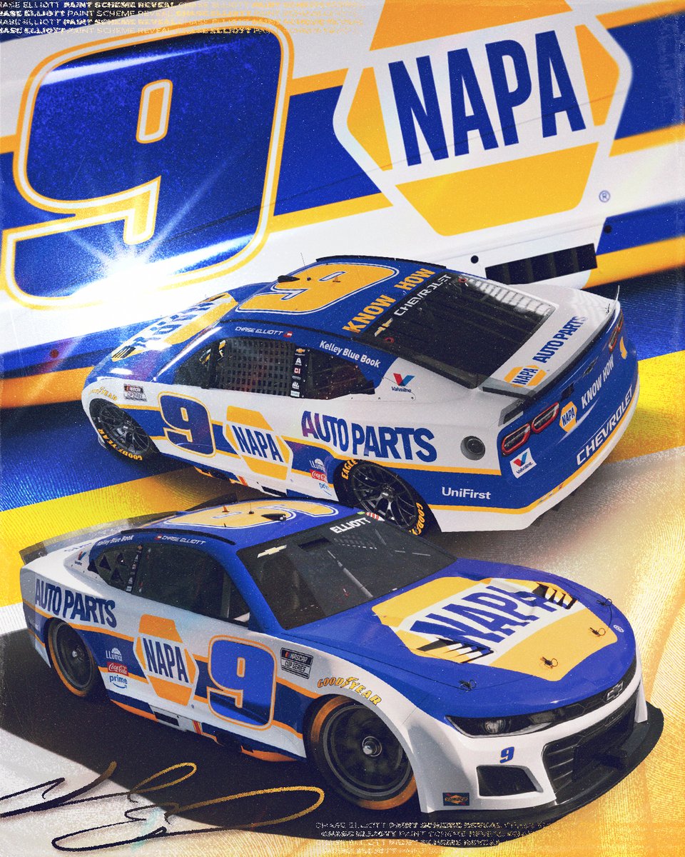 A New Year means a new No. 9 paint scheme for <a href="/chaseelliott/">Chase Elliott</a>.