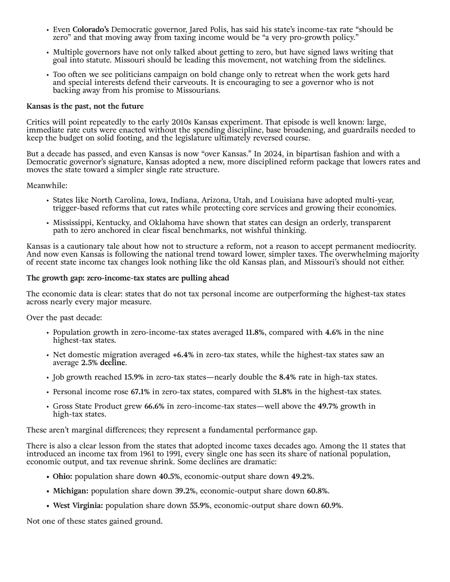 NTU's tweet image. Missouri has the chance to be the next great success story as a state that moved from a Depression-era tax structure to a 21st-century model that rewards work, attracts families and businesses, and provides sustainable revenue for core services.

ntu.org/publications/d…