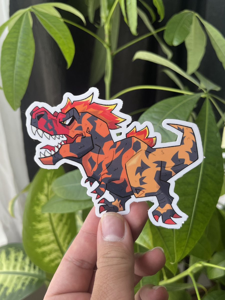 More Fossil Fighter stickers and other friends available in my shop as well!