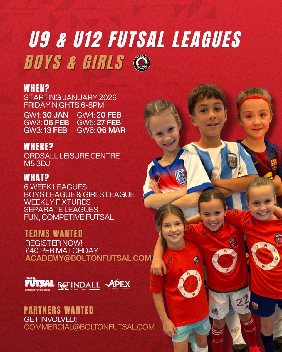 Bolton Futsal Club tweet media