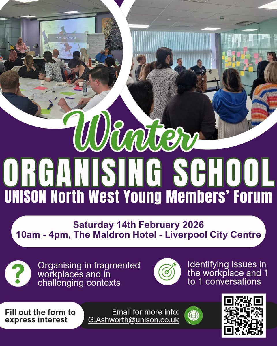 UNISON North West Young Workers tweet media