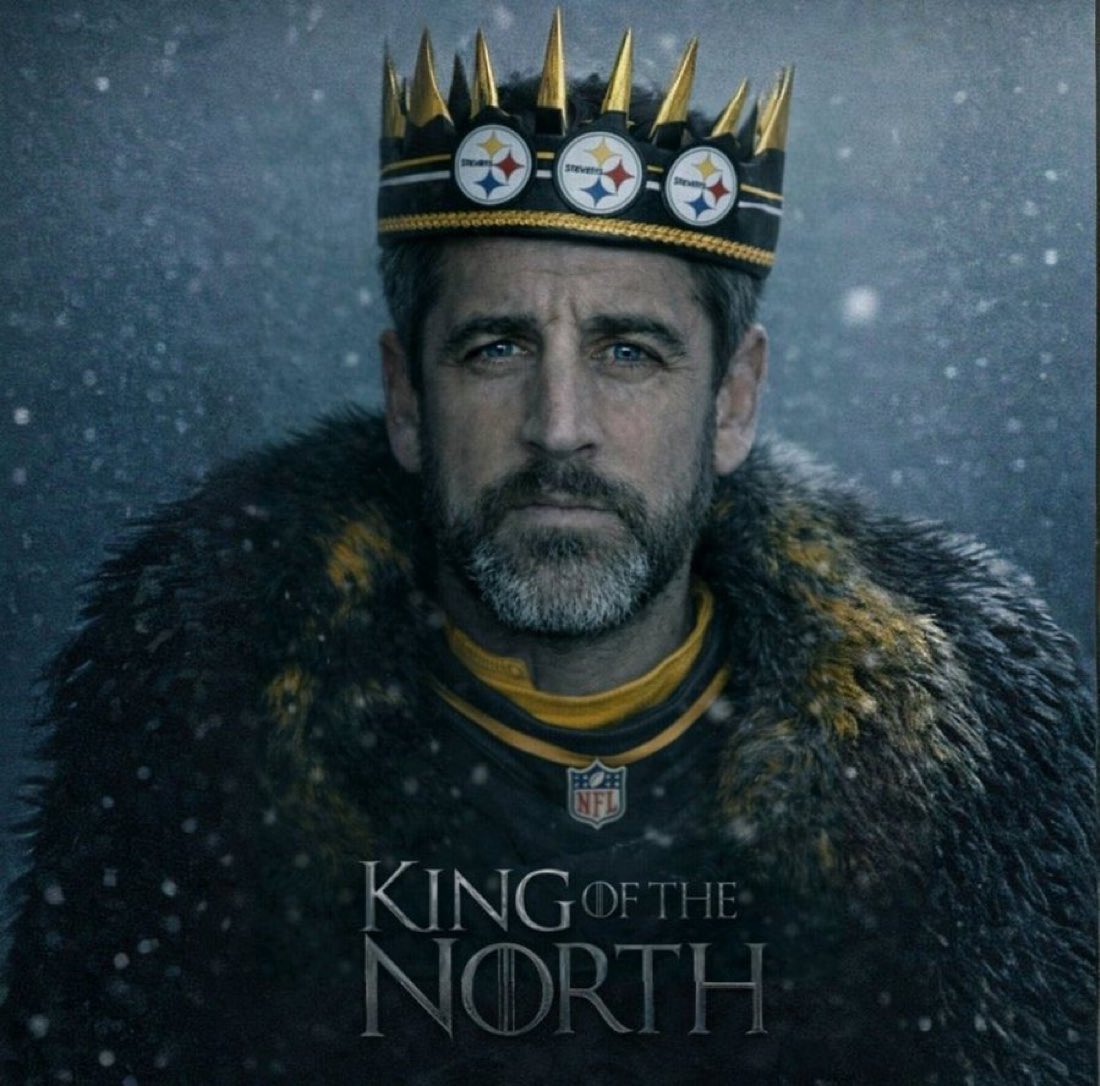 Uncle Rodgers is the King of the North. #Steelers #NFL