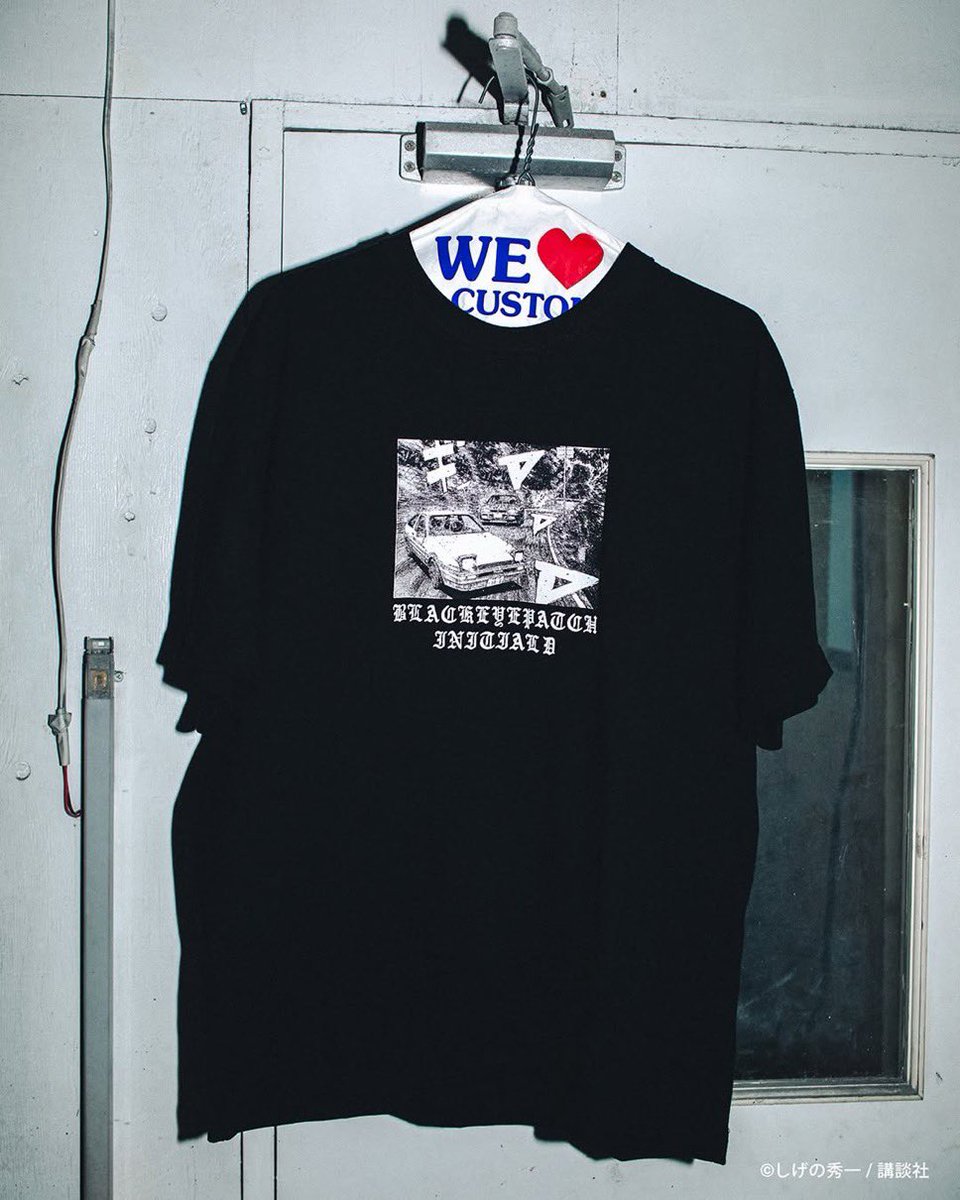 BlackEyePatch x 頭文字D コラボアイテムが国内1月9日（金）より東京