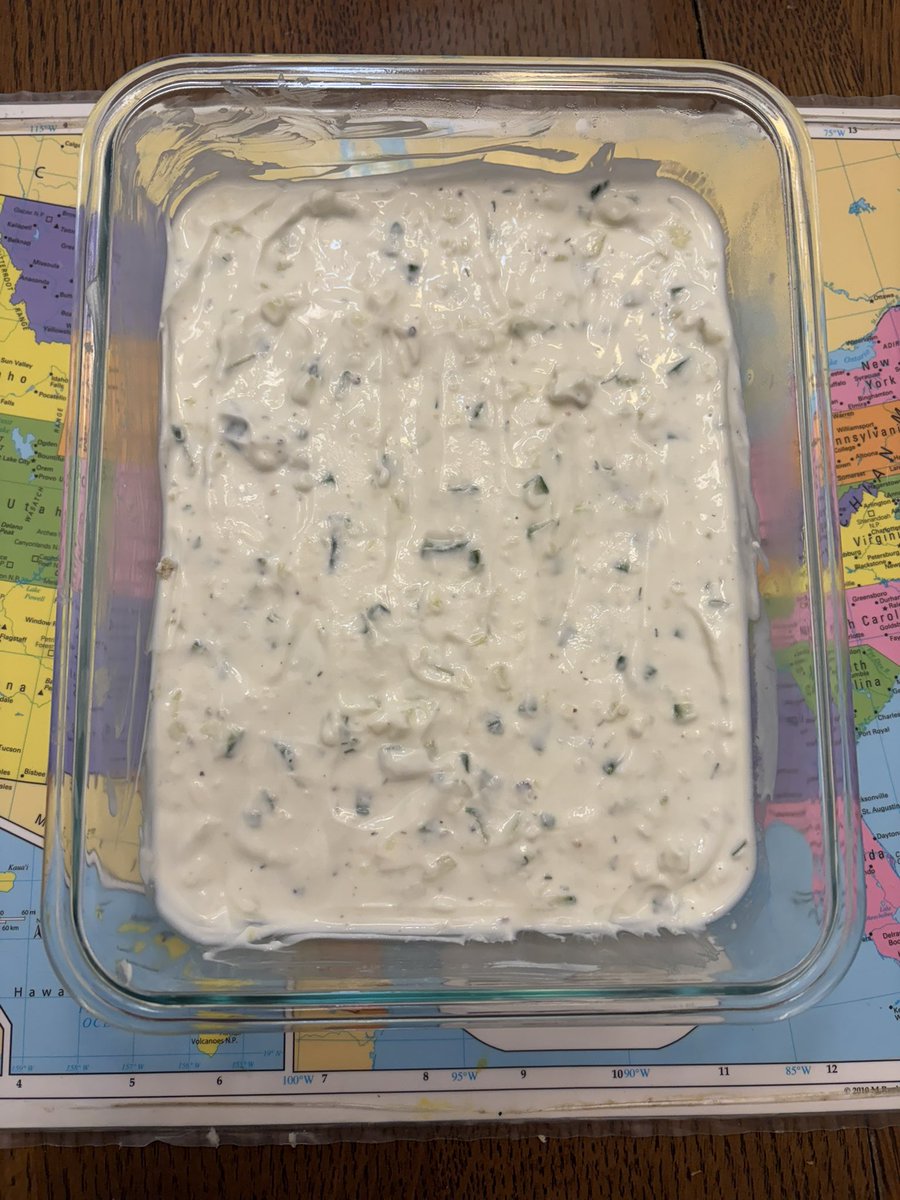 It was tzatziki.