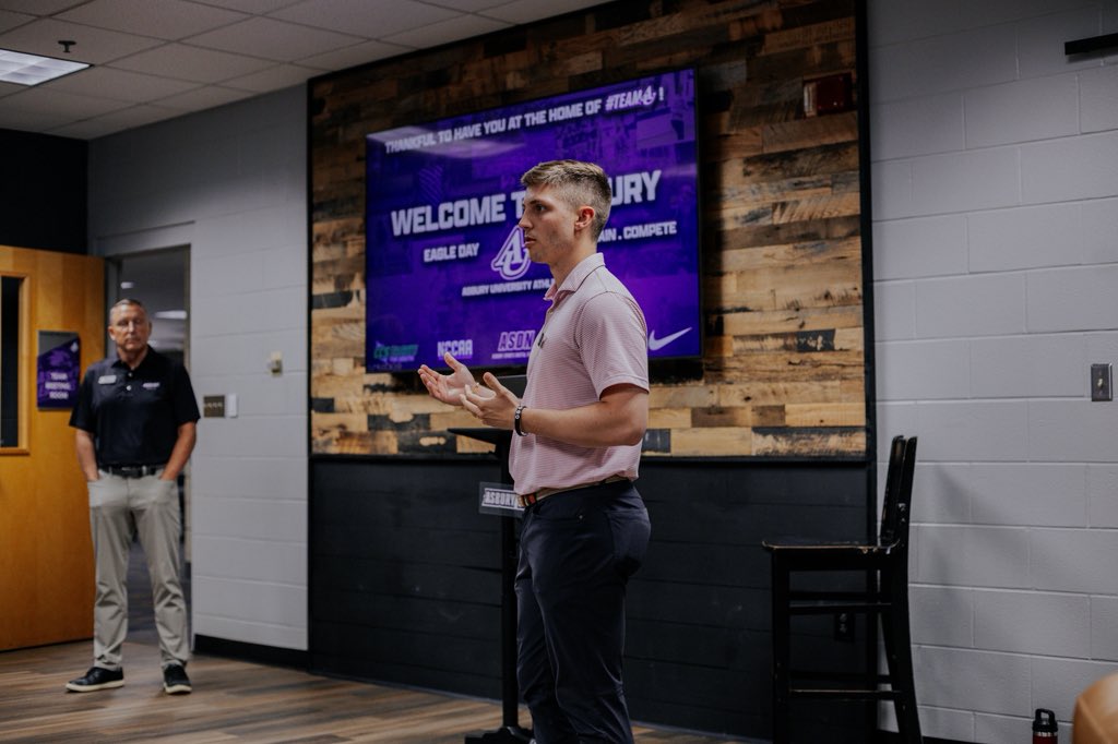 AsburyEagles's tweet image. Thank you, Colton Back🙌🏼

“We are grateful for Colton’s many contributions to the growth and success of TeamAU. We look forward to continuing to work together as he steps into this new role.” - Mark Whitworth, VP of athletics and university communications

🗒️➡️…