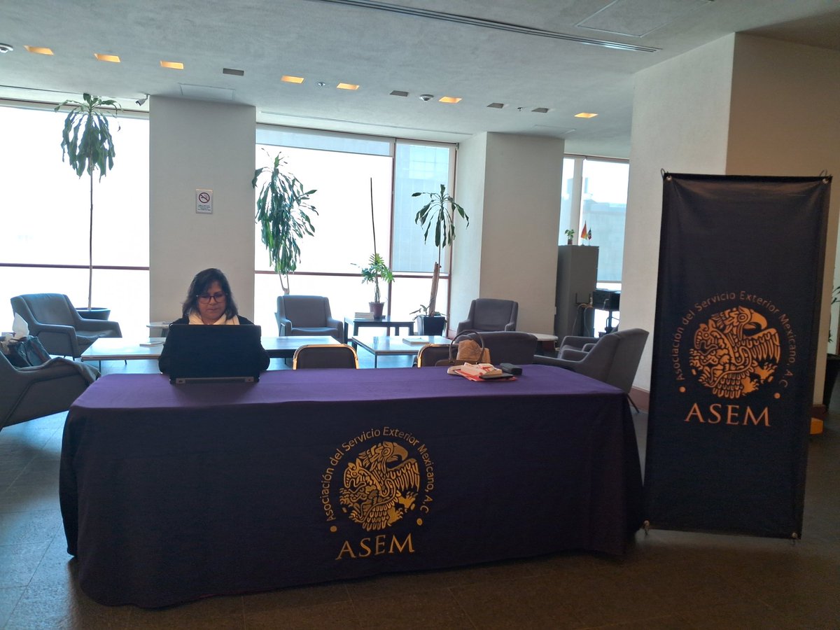 El stand  de la ASEM a partir de hoy 5 al 7 de enero estará en el 3er piso de la Cancillería,  donde podrás pagar tu cuota. También puedes acercarte para recibir información sobre los seguros de gastos médicos mayores,  y automóviles