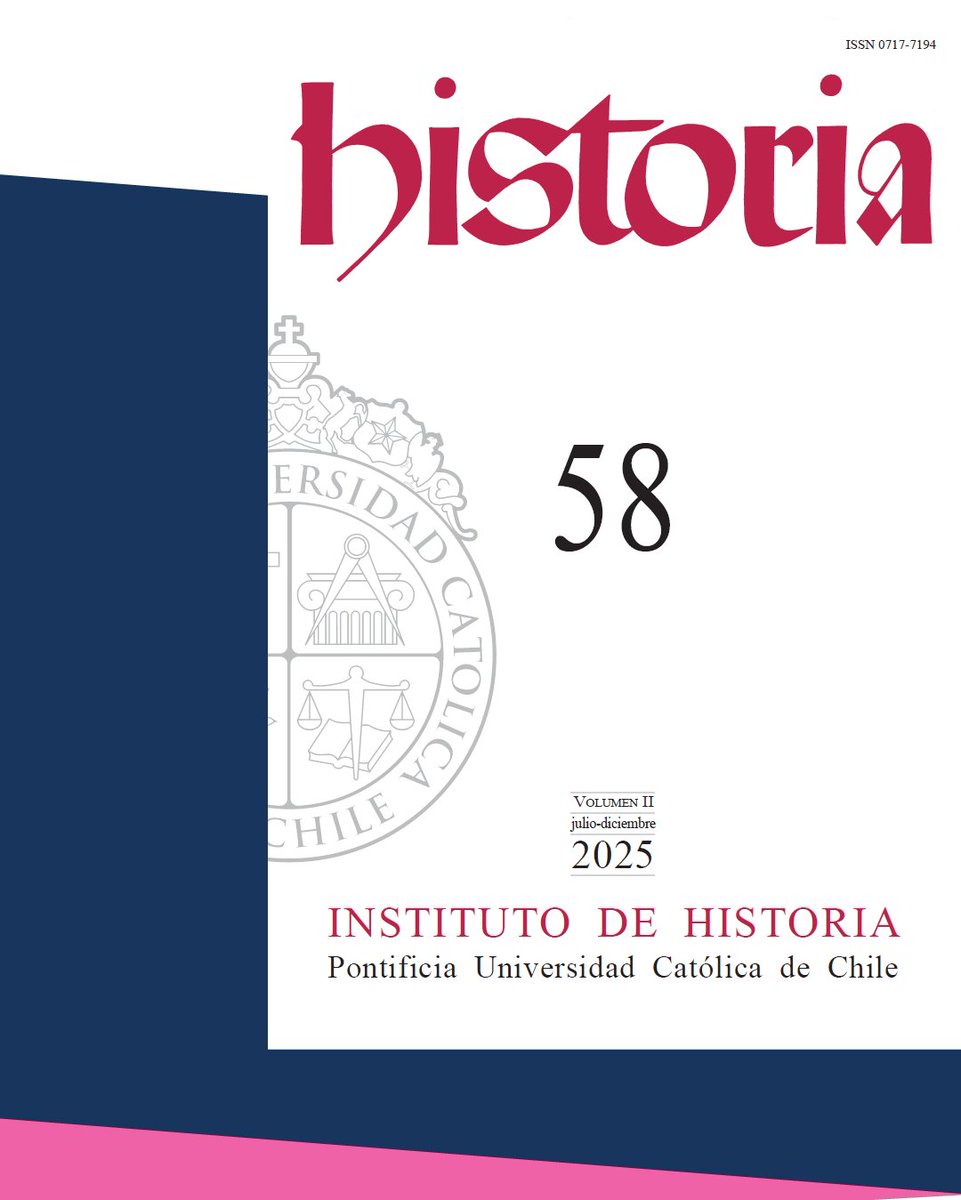 revhistoriauc's tweet photo. Nuevo número de revista Historia, N°58 vol. II, julio-diciembre de 2025. 

Revisa su contenido en: https://t.co/dKWKFZnTLy https://t.co/p0PkaBnRfE