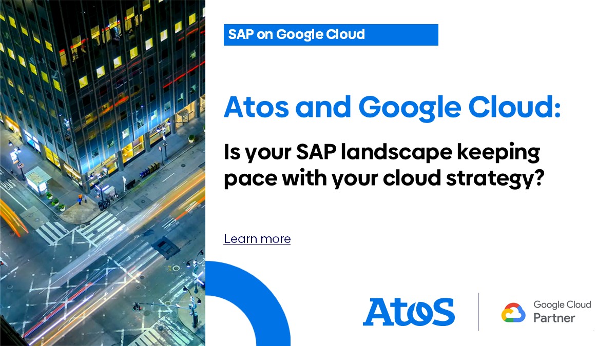 BillMcC001's tweet photo. Discover the Atos-Google Cloud Digital Hub for SAP: scalable, secure, and built for innovation. Thoughts on cloud transformation? https://t.co/CvwuGahyr9
