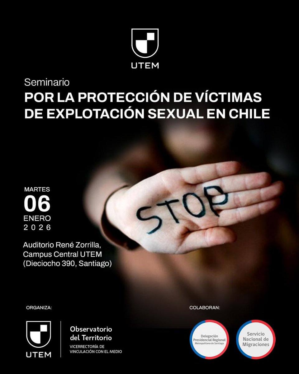 MatiasGarreton's tweet image. Mañana en la UTEM  haremos este seminario sobre un problema emergente, grave e invisibilizado.
Convocatoria abierta, inscripción al llegar, no se lo pierdan!