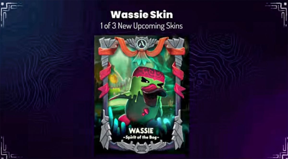 DaoryAurory's tweet photo. ROUNDTABLE REPORT #31
#DaoryRoundtableReport

A new biome is on the way and… yes, it’s mushroom business🍄😏
Tokane is going full fungi mode

Along with it, 3 new Skins are coming ✨
First reveal: WASSIE BOSS🐸🔥

Who can't wait to get a little spore-lost with the new PVE?🍄⚔️ https://t.co/MdFBxc2Pzr