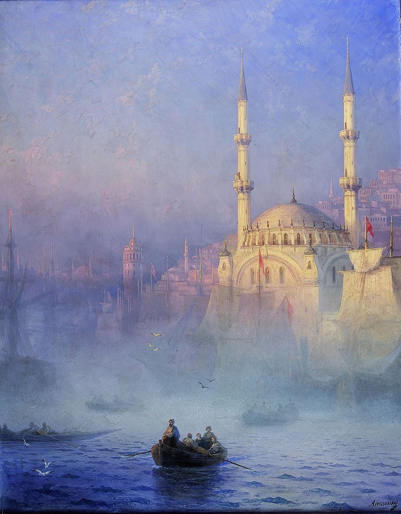 impression_ists's tweet image. Ivan Aivazovsky,   Constantinople, 1884
