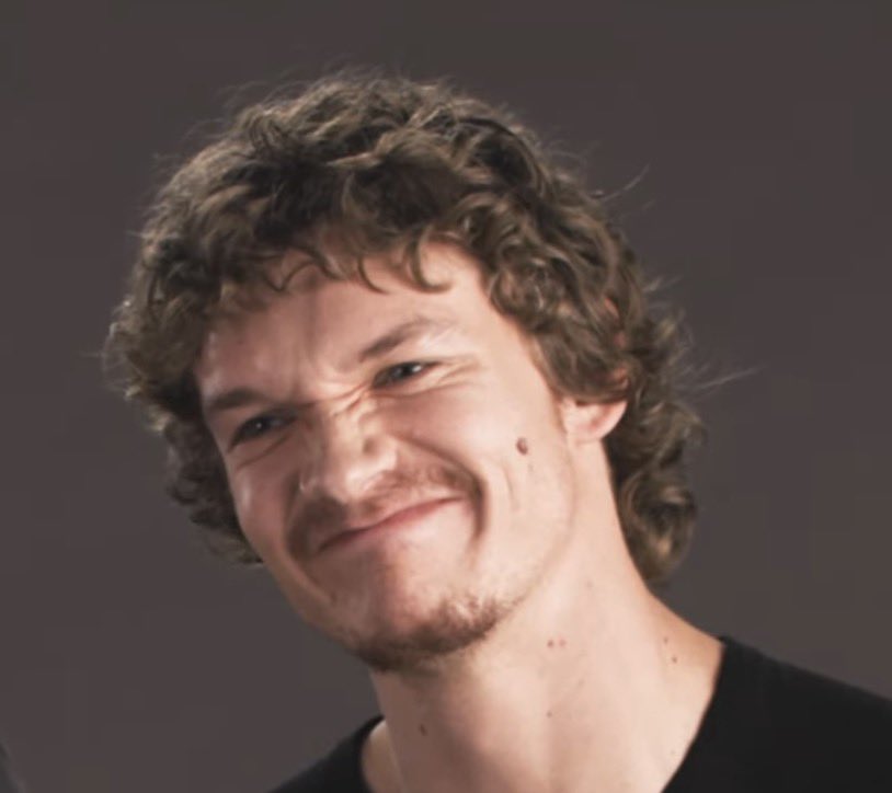 connor storrie i am so enamored by how deeply expressive you are, please never go bald