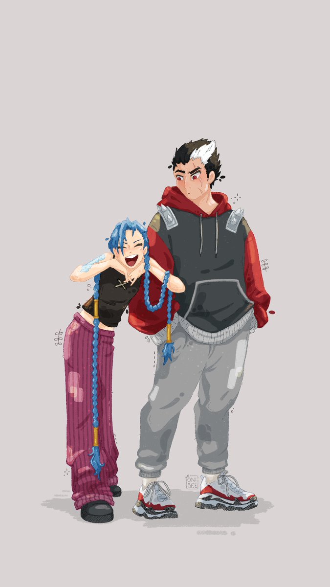 Oscar_66_99's tweet photo. #NewProfilePic Art made by @onib_ee!!! Go to give her some love!!

The explanation here is that Darius is my fav champ, and Jinx is the fav champ of my friend, so i asked @onib_ee to made this amazing art for both of us!!

What do you think guys? https://t.co/0PQofPegAO