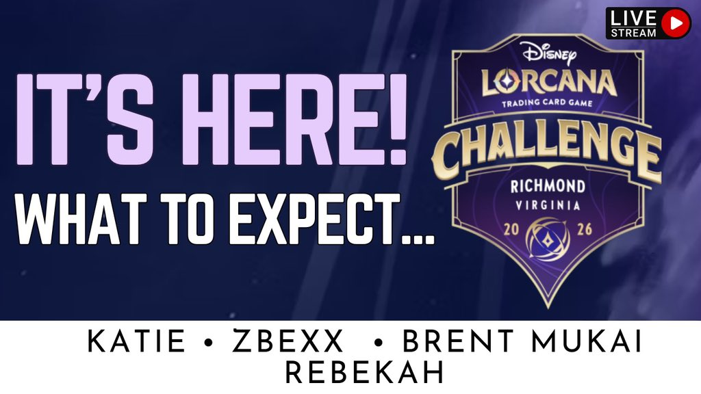 illumiteers's tweet image. 🎙️ Tonight! 🎙️

Come hang out with @Xenulous and I as we chat with some of the Disney #Lorcana Challenge broadcast team about this weekend! 

Also, maybe a mock draft. Who would you choose? 

🔗⬇️