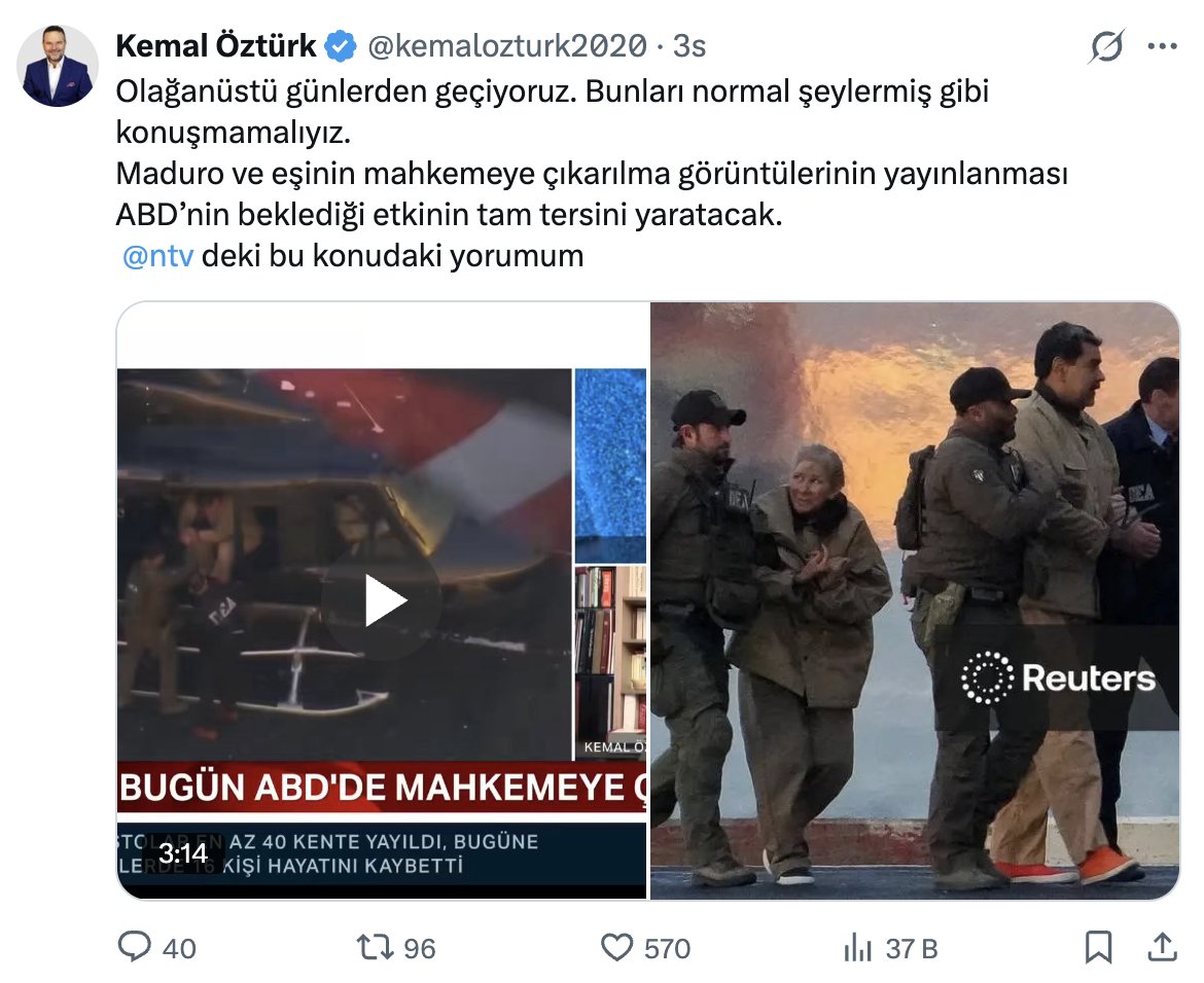 fatihakalan's tweet photo. Türkiye'den binlerce kilometre ötede Maduro ve eşine yapılanı görüyorlar, vicdanları(!) kabul etmiyor ama burunlarının dibinde KHK'lı bir akademisyene reva görülen bu muameleyi görmezden geliyorlar. Bu ikiyüzlülük değilse nedir? https://t.co/1pwhZrO2em