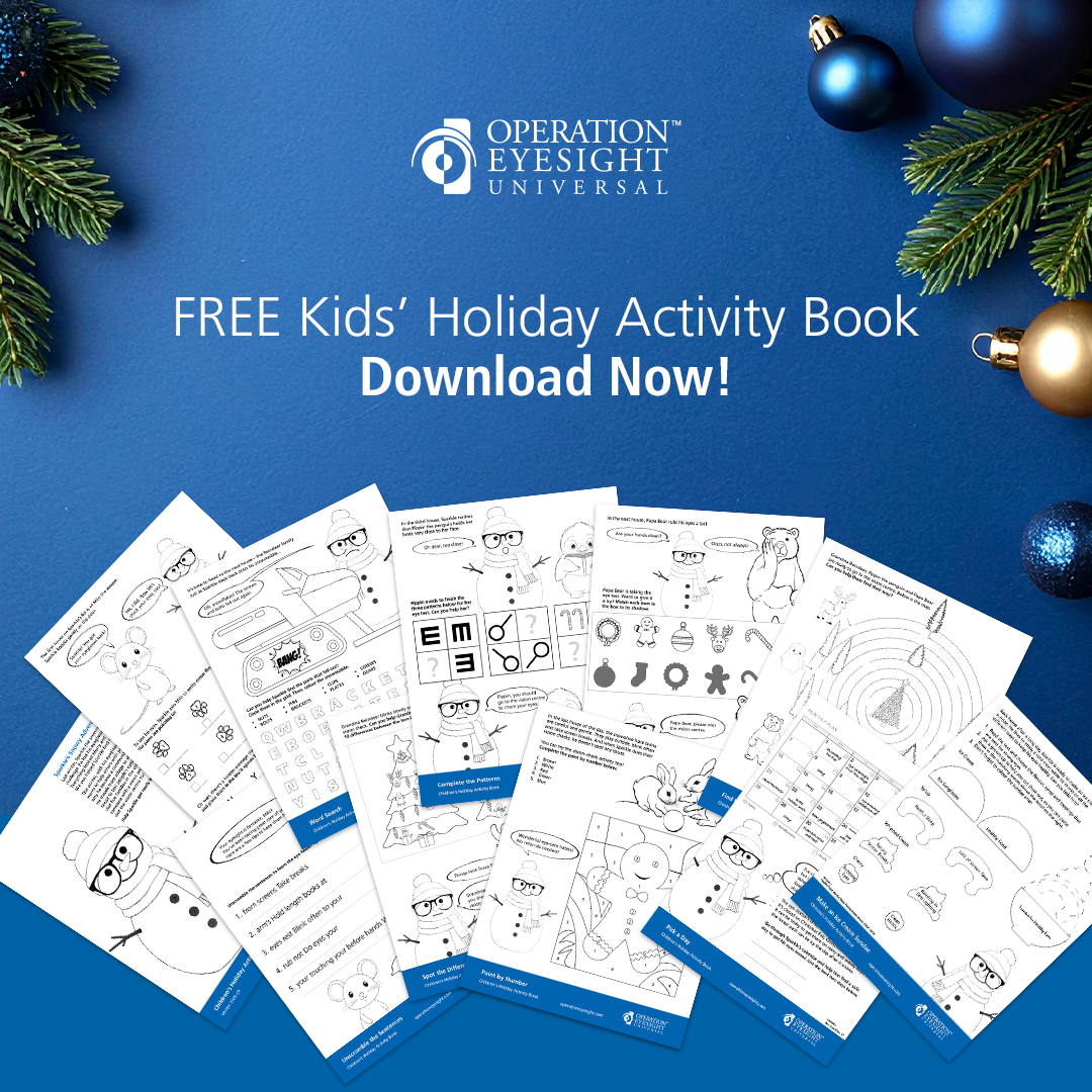 As the new year gets busy, take advantage of our FREE activity book, perfect for kids’ downtime! It's filled with puzzles and colouring pages that sneak a little eye health learning into the mix. 🎁✨ #KidsEyeHealth ow.ly/YPUQ50XML3e