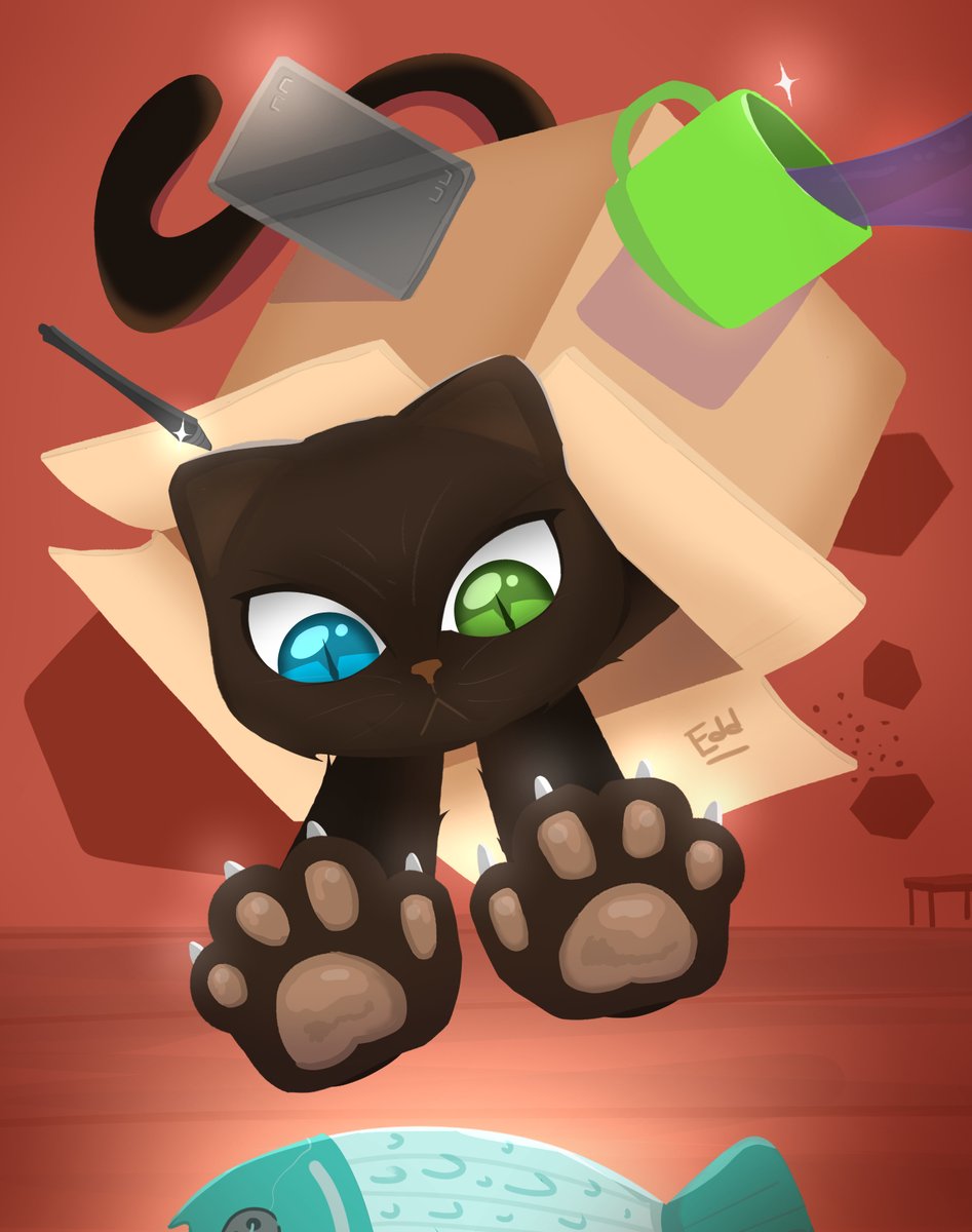 a little disaster!
App: Clip Studio Paint
#cspcontest46