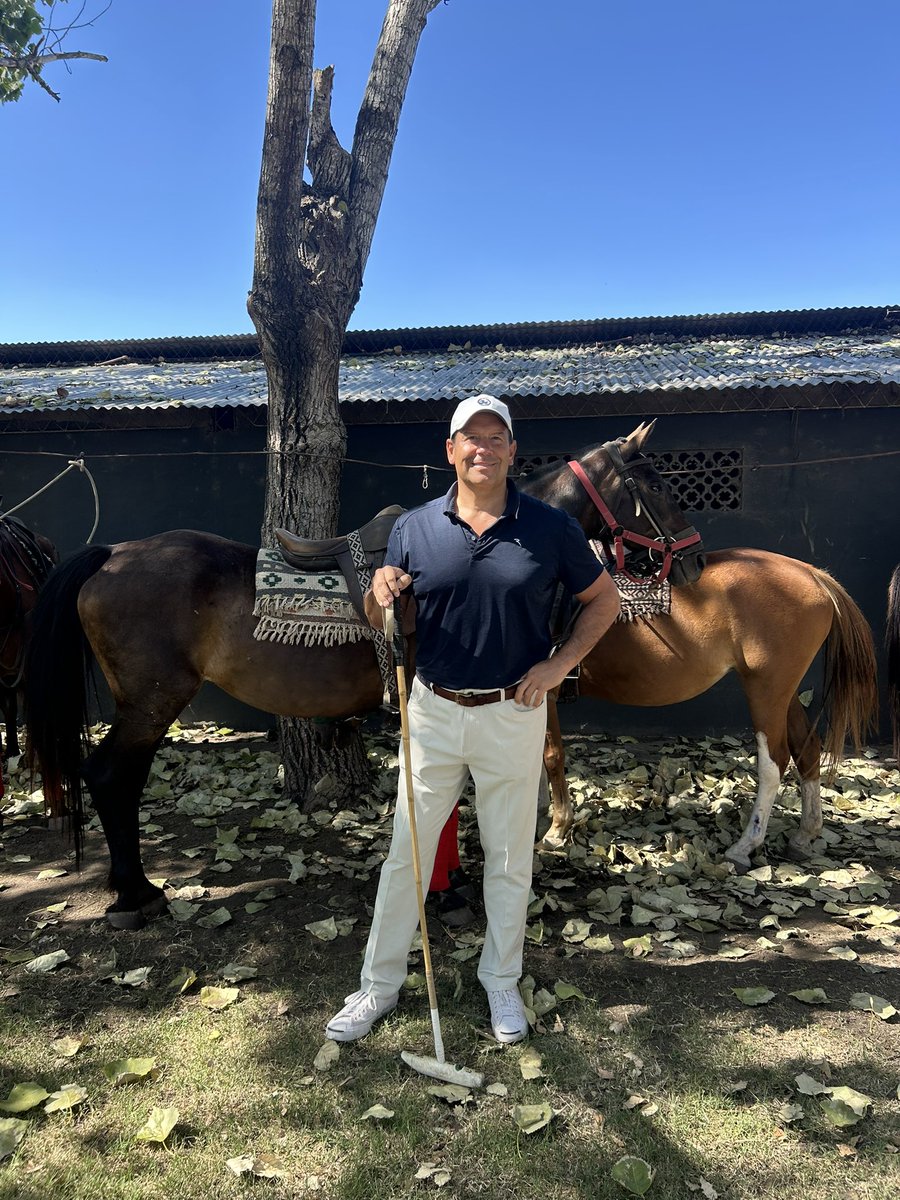 SteveCortes's tweet photo. Special day. Amazing sunshine, my wonderful family, and a polo lesson! 

@nachofigueras is worried, he hears footsteps…

Big thanks to fantastic guide @nani327arg https://t.co/eqfIE5GWhe