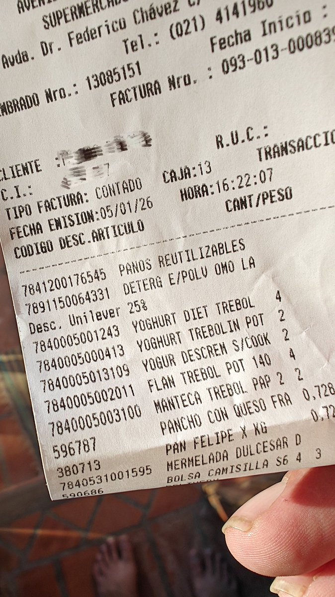 Obwohl ich heute ein Produkt von Unilever gekauft habe, fiel die Aktie um 2,5%. Könnte am Rabatt von 25% gelegenen haben bilde ich mir ein. 🤔 #Aktien #ULVR #Paraguay