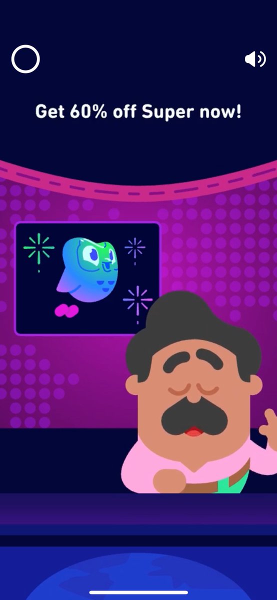 Jorad_'s tweet photo. Pourquoi un des persos de @duolingo ressemble à Maduro ? https://t.co/yucurjdBRo