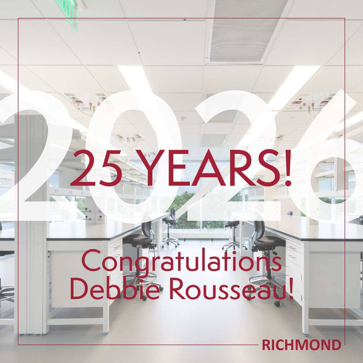 RichmondLSBuild's tweet image. What a great way to kick off the new year by celebrating Debbie's 25 years with Richmond. Congratulations!