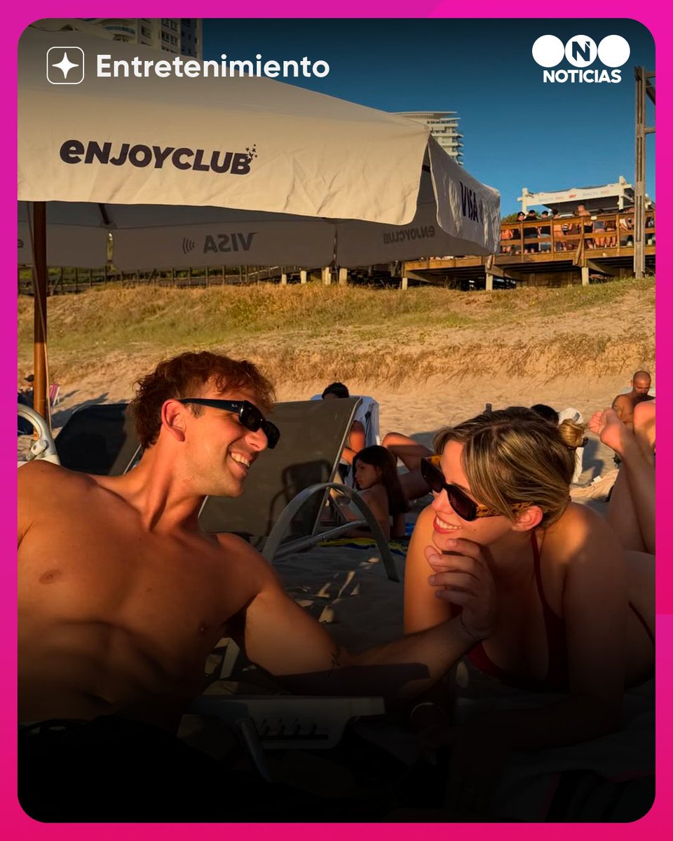 telefenoticias's tweet image. ¡AMOR y PLAYA! 🔥

Bautista Mascia y Denisse González disfrutan de unas románticas vacaciones en Punta del Este. Los ex Gran Hermano eligieron las playas uruguayas para desconectar y recargar energías entre mimos y mucho sol 🌞...

¡No pueden más de lindos! 🥰