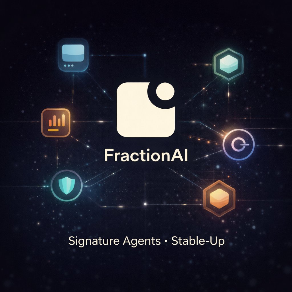 0xN1CK's tweet photo. Stable-Up just got smarter🧠
We’ve rolled out Signature Agents - AI agents you can create, share, and follow, each with its own approach to managing stablecoins 🪙💰
Only on FractionAI
#DeFIAI #Web3 #Ai https://t.co/IeNmP5QmGo