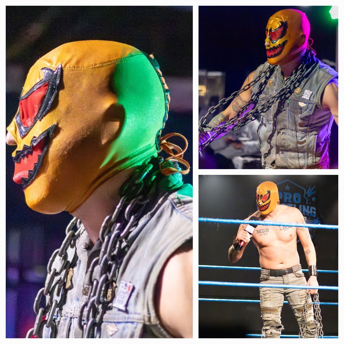 The Standout Character and Fan Interaction Attraction VIOLENCE in action at <a href="/SPOWrestling/">SPO Wrestling</a> in Mt Holly, NJ! 🤘👊