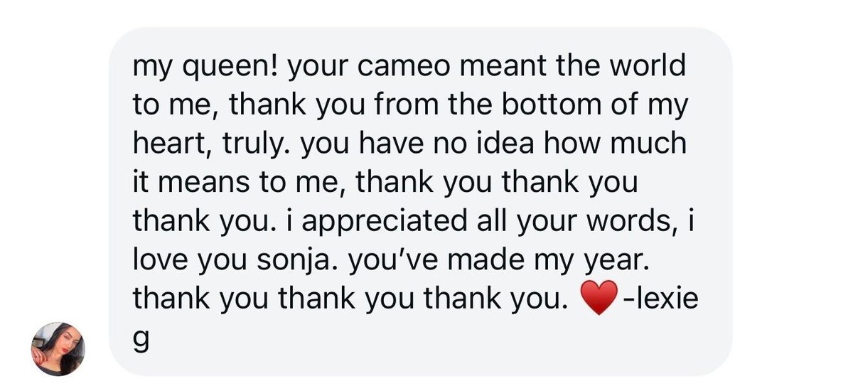SonjatMorgan's tweet photo. Love hearing this ❤️
Let me send you a personal video 📸
🚨SALE ENDS JAN 5🚨
🔗 https://t.co/Q3oSaDqrvN
#Cameo #Sale #HolidaySale #PersonalVideo #Peptalk #Giftidea #Graduate #Laugh #Love https://t.co/tMAUaITIfi