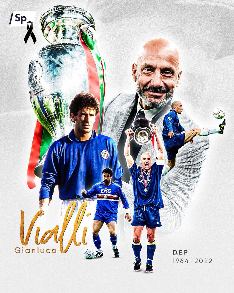 Hoy hace 3 años falleció Gianluca Vialli a los 58 años de edad. Uno de los mejores delanteros italianos de la historia y un futbolista icónico del mejor calcio de la década de los 90. 

Un futbolista notable, un hombre extraordinario. 

Descanse en paz. ✨😔