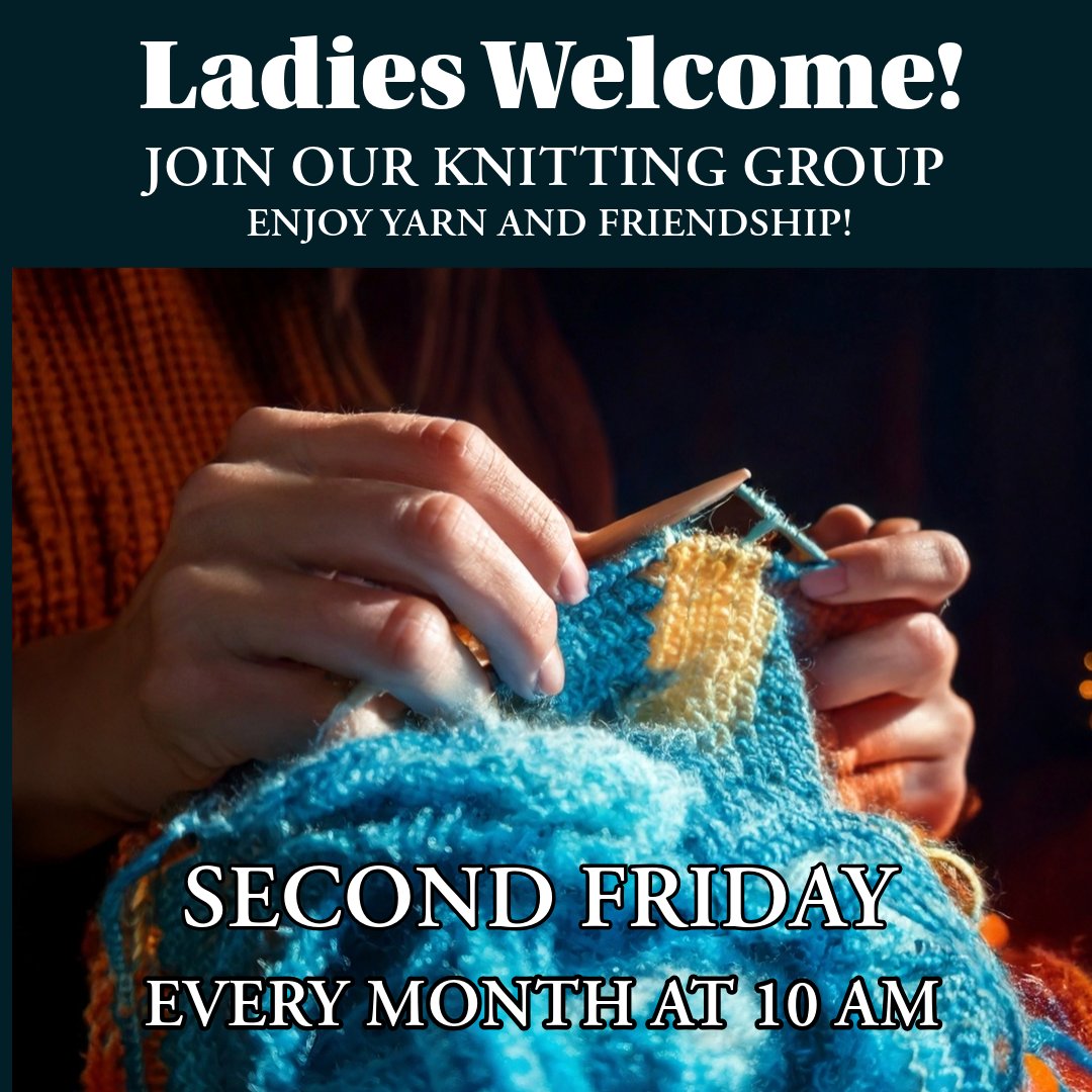 CupOfTeaOregon's tweet photo. Yarn + tea + good company 🧶🫖
Knit Happens meets the 2nd Friday of each month at 10 AM.
Come stitch with us.

No pressure. No agenda. Just yarn, tea, and community. https://t.co/6IyJpXIu9W