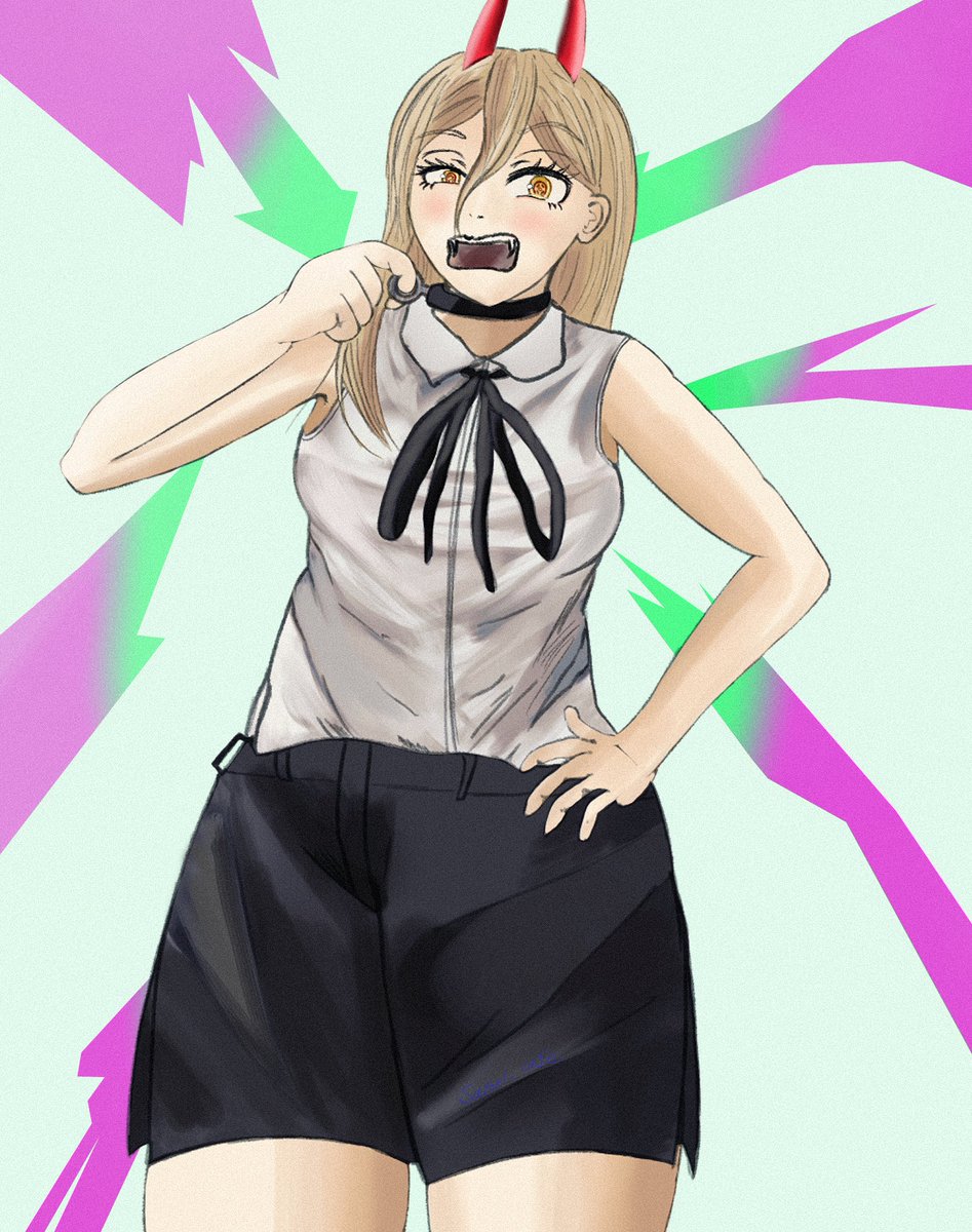 なんじゃこの息苦しい首輪は！？
#chainsawman #チェンソーマン