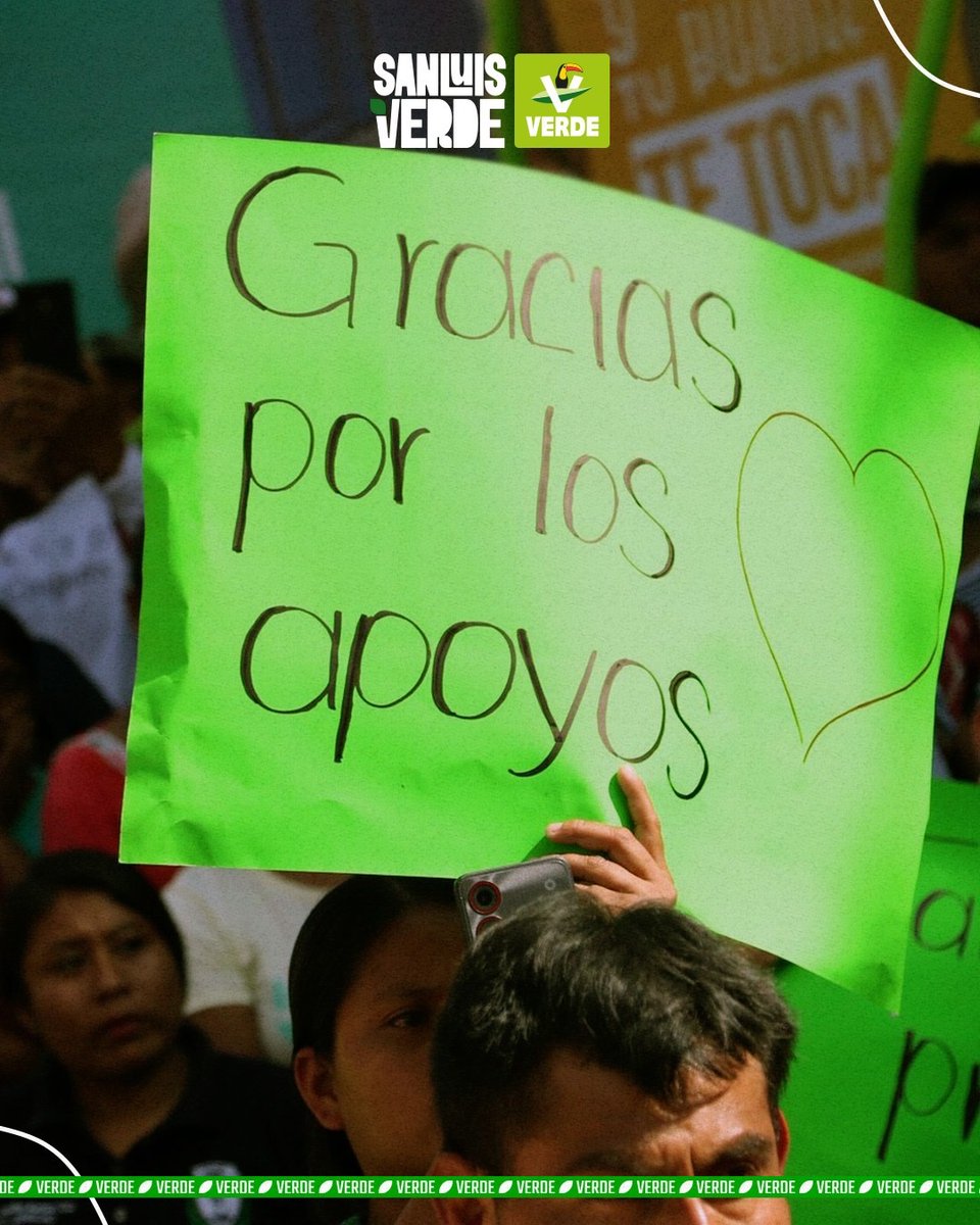 En Equipo seguimos enVerdeciendo a San Luis con MÁS oportunidades y MÁS apoyo. 💚
