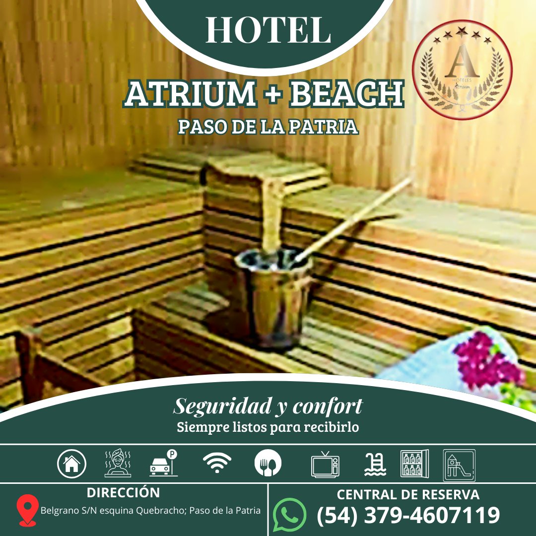 AtriumBeachPaso's tweet photo. 𝑽𝒆𝒓𝒂𝒏𝒐 𝒆𝒏 𝑷𝒂𝒔𝒐 𝒅𝒆 𝒍𝒂 𝑷𝒂𝒕𝒓𝒊𝒂 ¿todavía no te decidiste?
𝑯𝑶𝑻𝑬𝑳 𝑨𝑻𝑹𝑰𝑼𝑴 + 𝑩𝑬𝑨𝑪𝑯 𝑷𝑨𝑺𝑶 𝑫𝑬 𝑳𝑨 𝑷𝑨𝑻𝑹𝑰𝑨

𝐕𝐞𝐧í 𝐚 𝐜𝐨𝐧𝐨𝐜𝐞𝐫 𝐮𝐧 𝐥𝐮𝐠𝐚𝐫 𝐪𝐮𝐞 𝐭𝐢𝐞𝐧𝐞 𝐭𝐨𝐝𝐨 𝐥𝐨 𝐪𝐮𝐞 𝐧𝐞𝐜𝐞𝐬𝐢𝐭𝐚𝐬 𝐩𝐚𝐫𝐚 𝐩𝐚𝐬𝐚𝐫𝐥𝐞 𝐛𝐢𝐞𝐧! https://t.co/TI7xI9jjbG