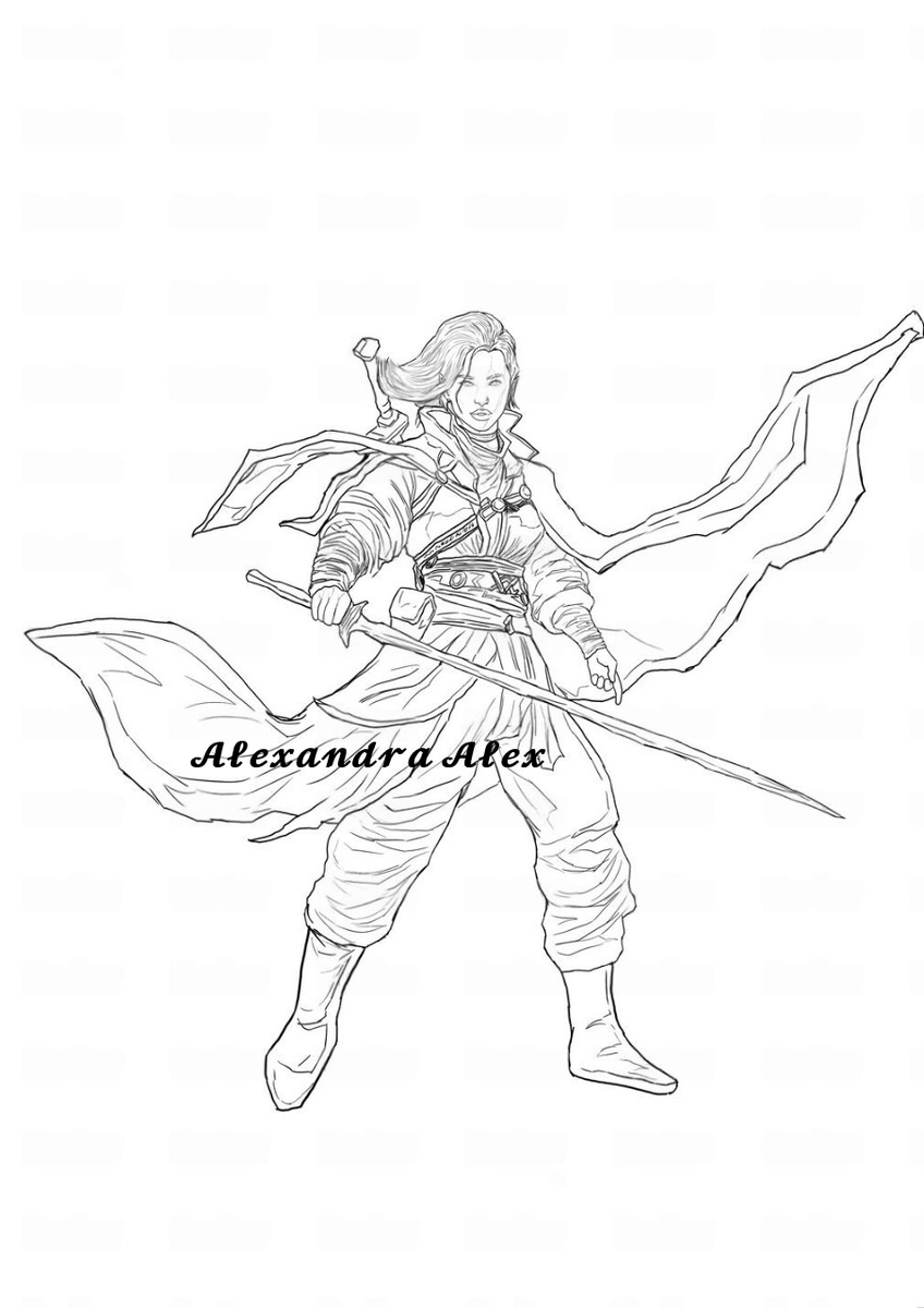 arcanbrush's tweet photo. Work in progress ✨ Bringing this character to life, one line at a time. https://t.co/aEUTIWVRP7
