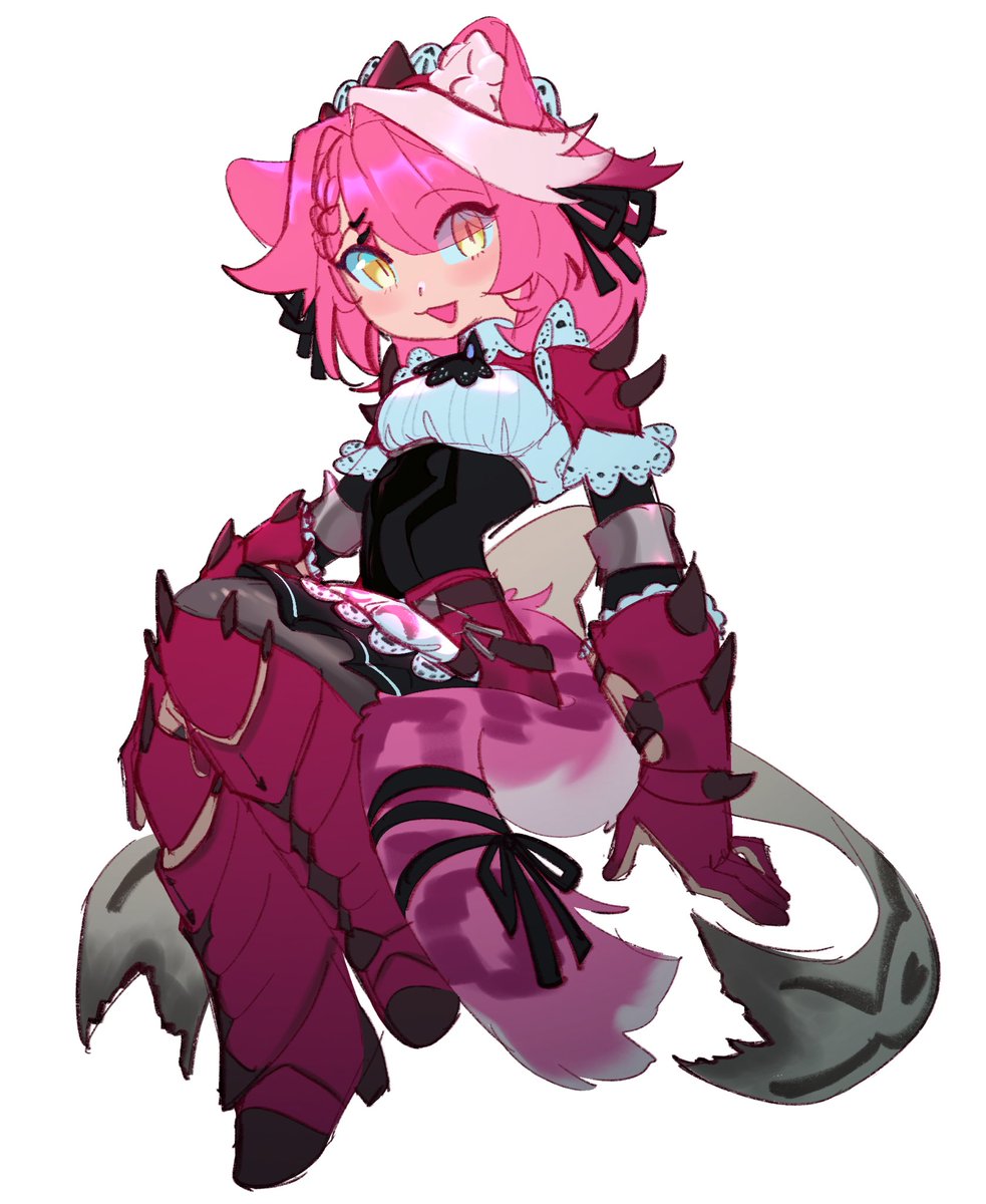 yaoicarus's tweet image. WAAHHH MAMMA’S OUT FIT IS SOOO CUTE MEIDO SUKIIIII #RaorArt #CiaoRaora