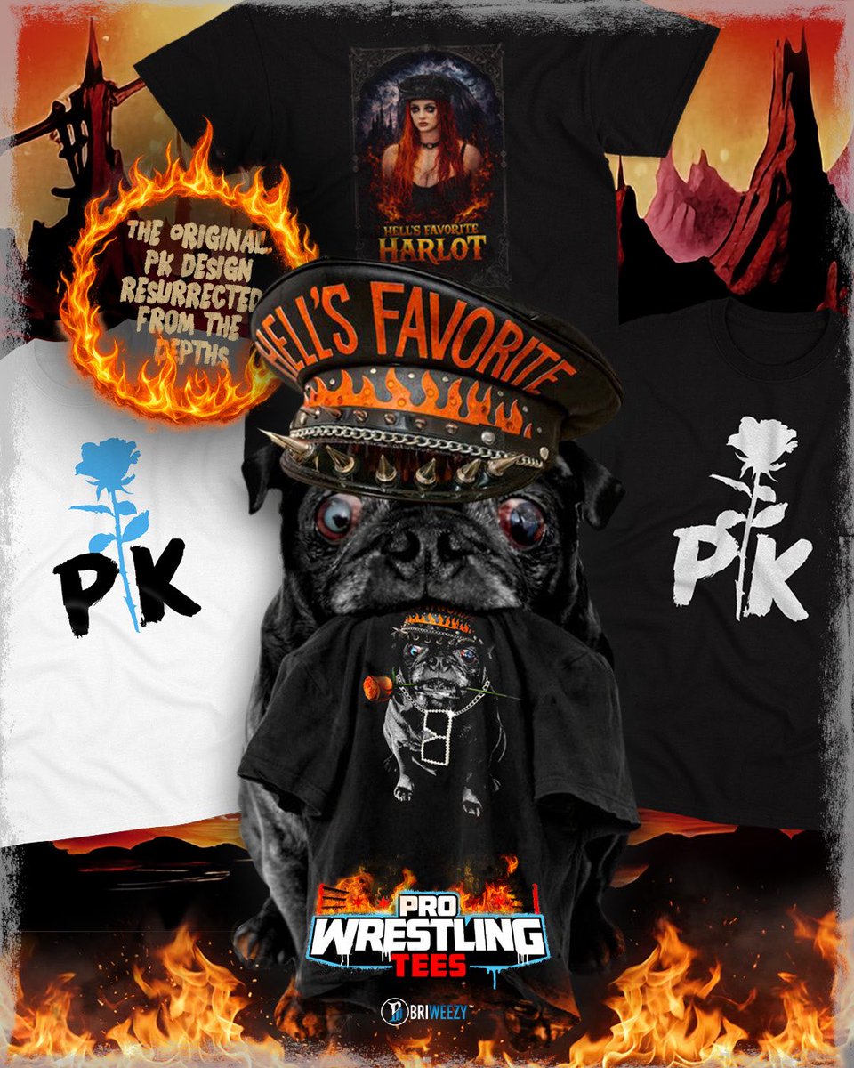 HellsFavoritePK's tweet image. Hot, new shirts available now on @PWTees 
Click here 👇🏻👇🏻👇🏻
prowrestlingtees.com/wrestler-t-shi…
