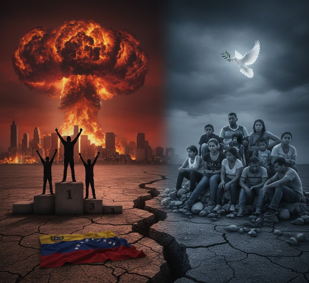 JblancoB's tweet image. Es doloroso y profundamente alarmante ver celebraciones ante el bombardeo de nuestra propia tierra. No hay "justicia" en el fuego que ha caído sobre Caracas, solo tragedia. 🇻🇪💔

​Celebrar una intervención bélica es tan inhumano como celebrar un preso político. La libertad no…