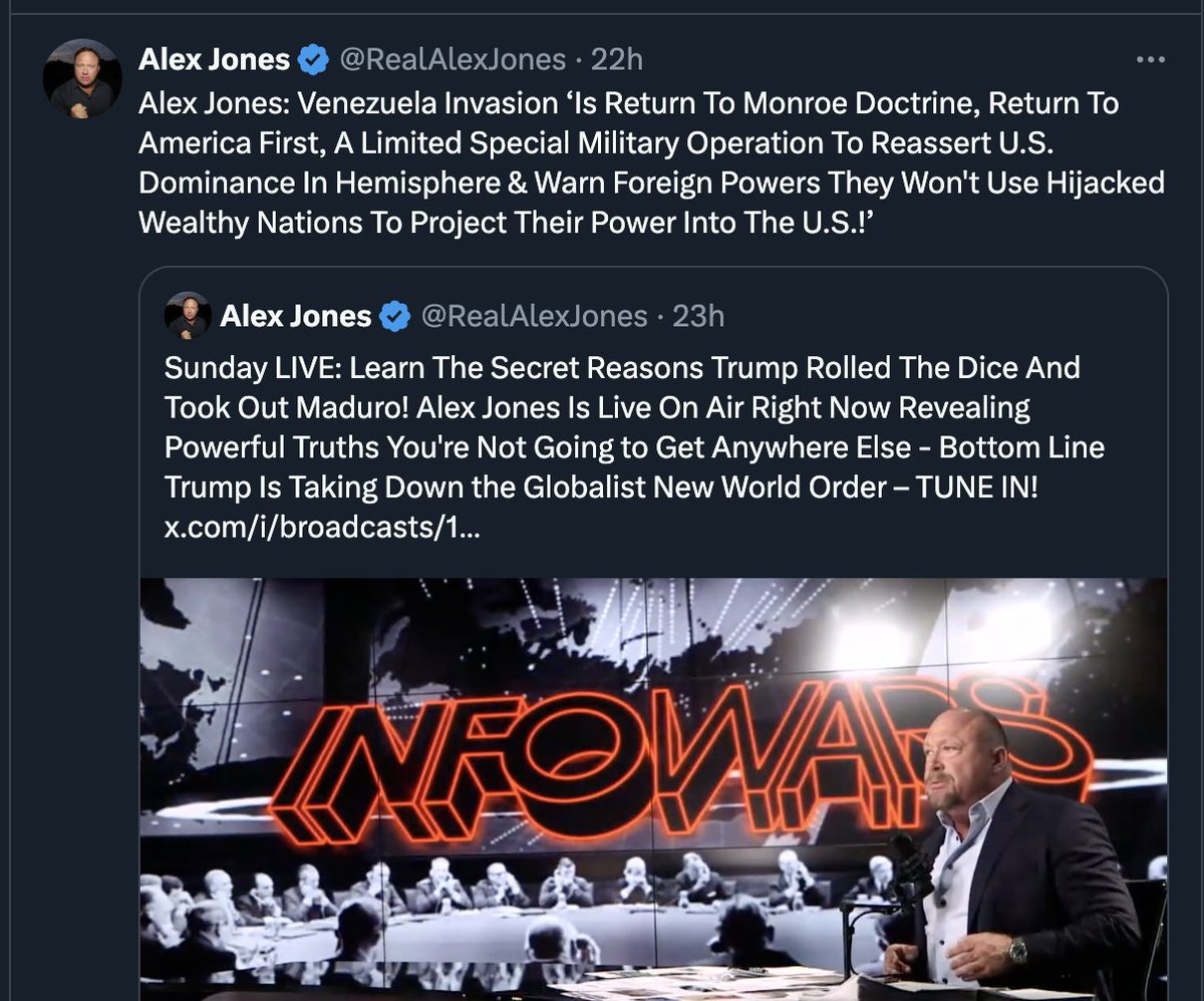 This macho "FUCK YEAH! AMERICA! TAKE THEIR OIL!" jingoism from rightist pundits feels planned. It's too perfectly aligned with the rebranding of the Department of Defense as the Department of War and all Hegseth's sloganeering about having a mega badass military with FAFO